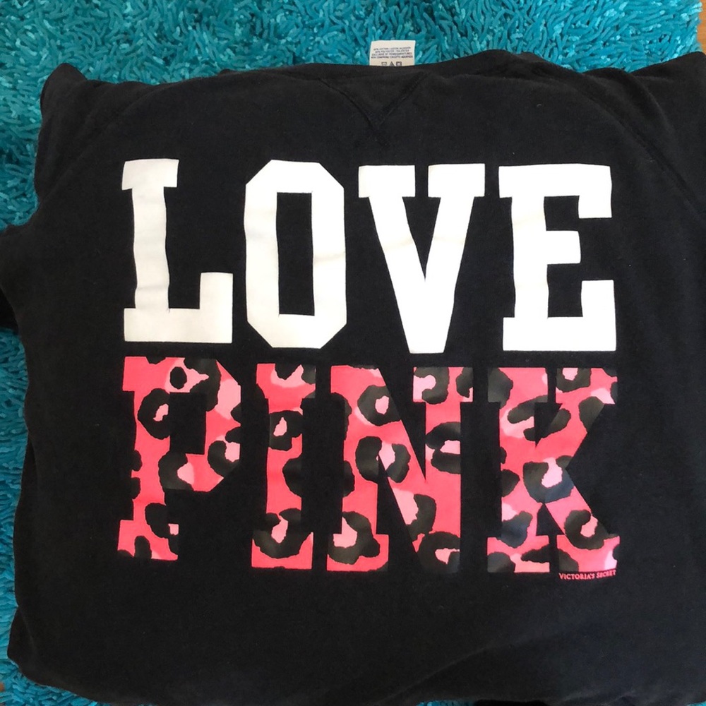 out of style pink crew neck
